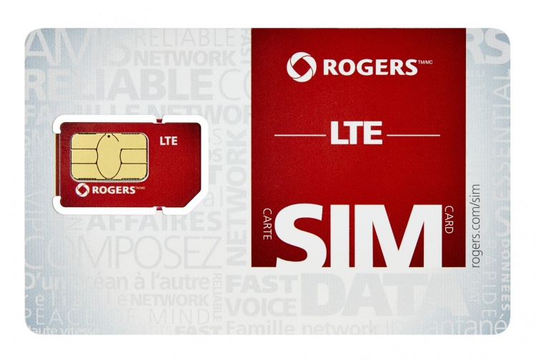 Сим-карта мобильного оператора Rogers Wireless в Канаде