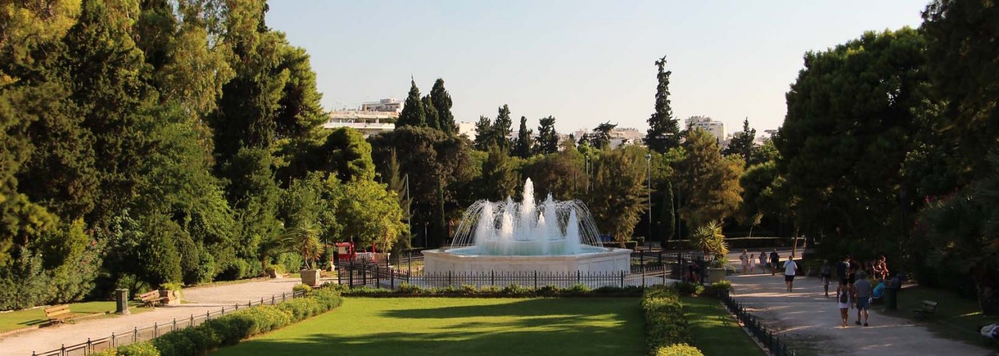 Национальный сад Василиос Кипос в Афинах