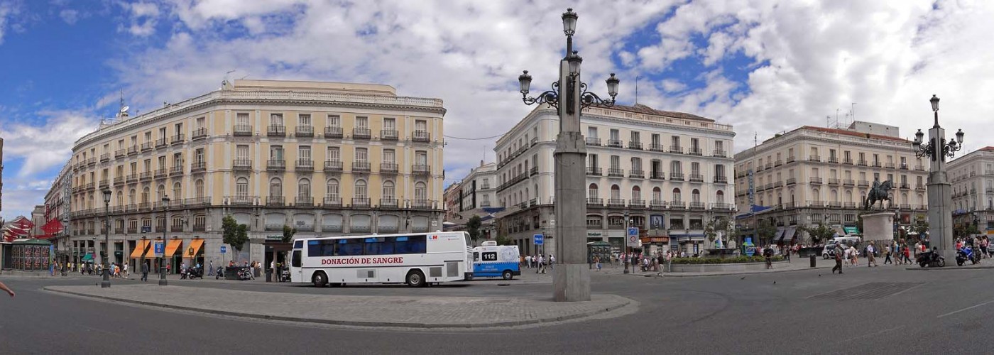 Площадь Пуэрта дель Соль в Мадриде