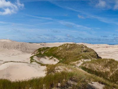 Скаген, Дания и мыс Гренен: песчаные дюны Råbjerg Mile и два моря