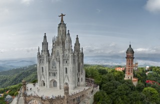 Гора Тибидабо в Барселоне