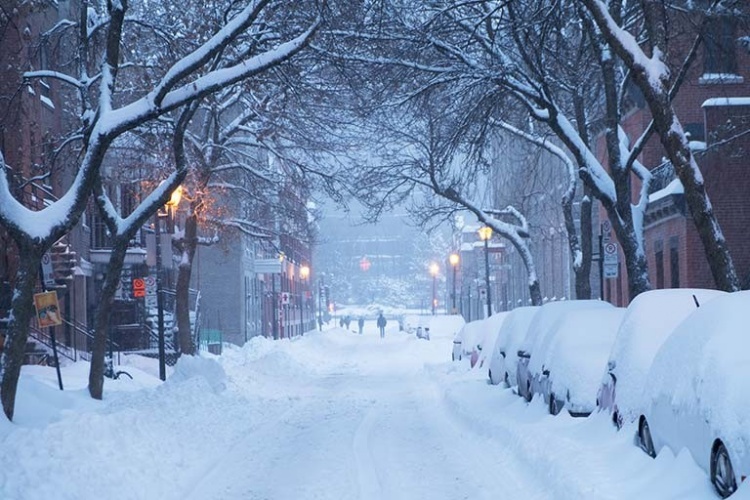 Зима в Монреале