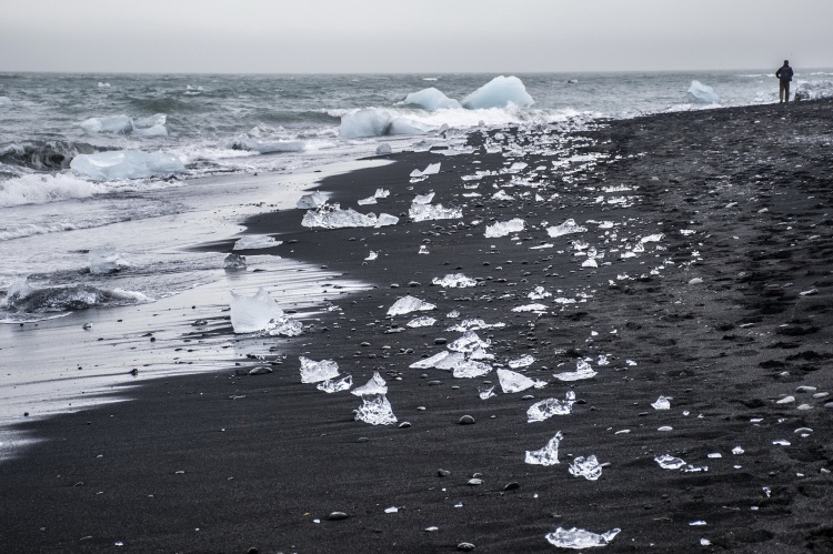 Бриллиантовый пляж в Исландии