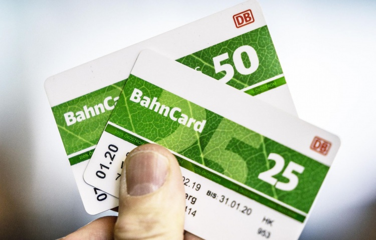 Bahn Card 25 и 50 для проезда в Германии