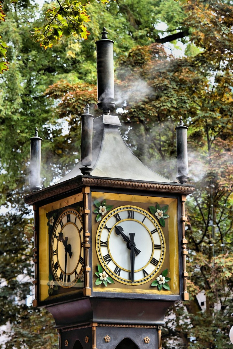 Паровые часы в Ванкувере