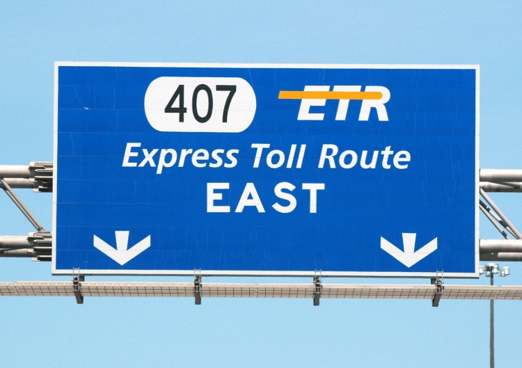 Платная дорога 407 Express Toll Route в Канаде