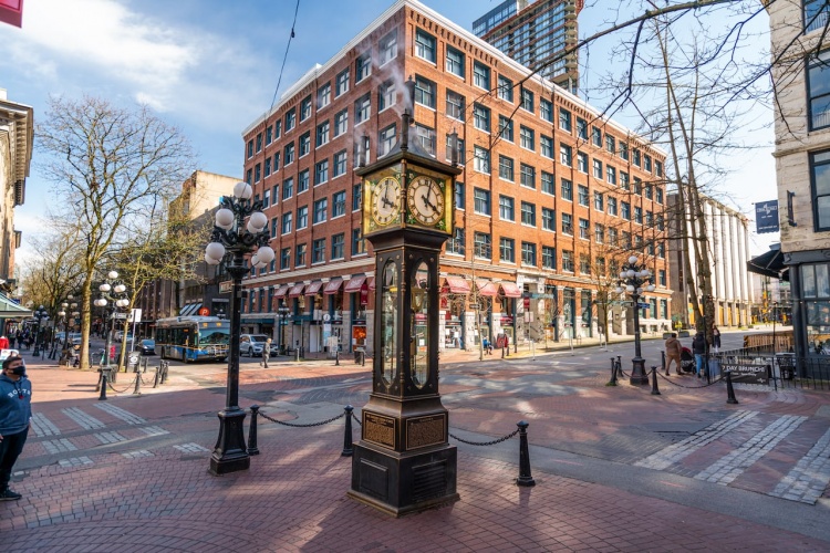 Gastown район в Ванкувере