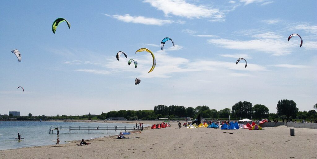 В Копенгаген с ребенком - посетить пляж Amager Strandpark