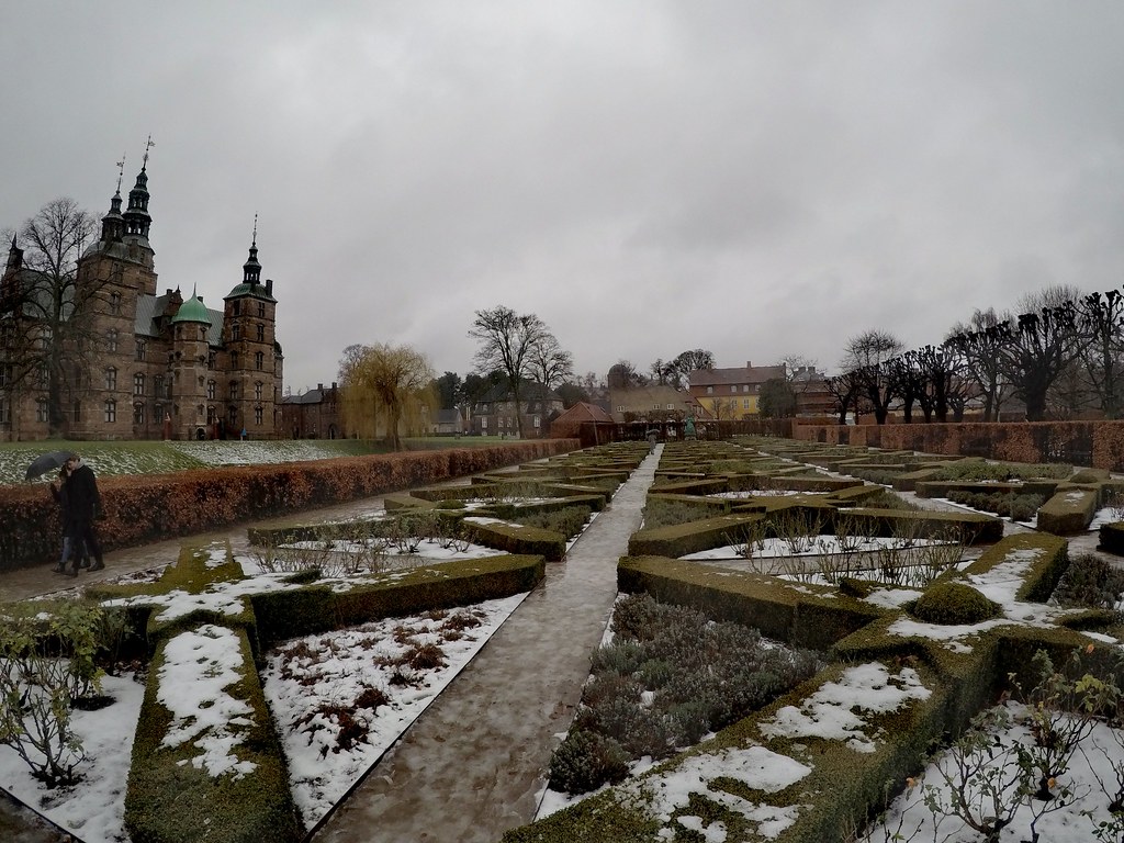 Зима в Копенгаген - замок Rosenborg