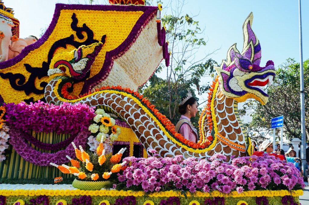 Фестиваль цветов в Таиланде
