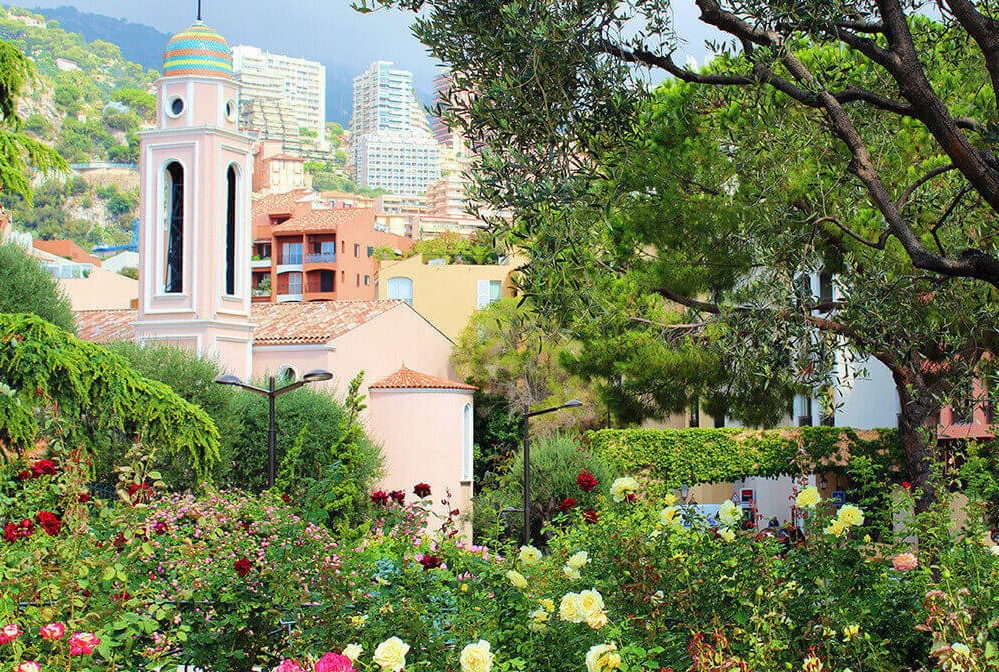 Парк Princess Grace Rose Garden в Монако