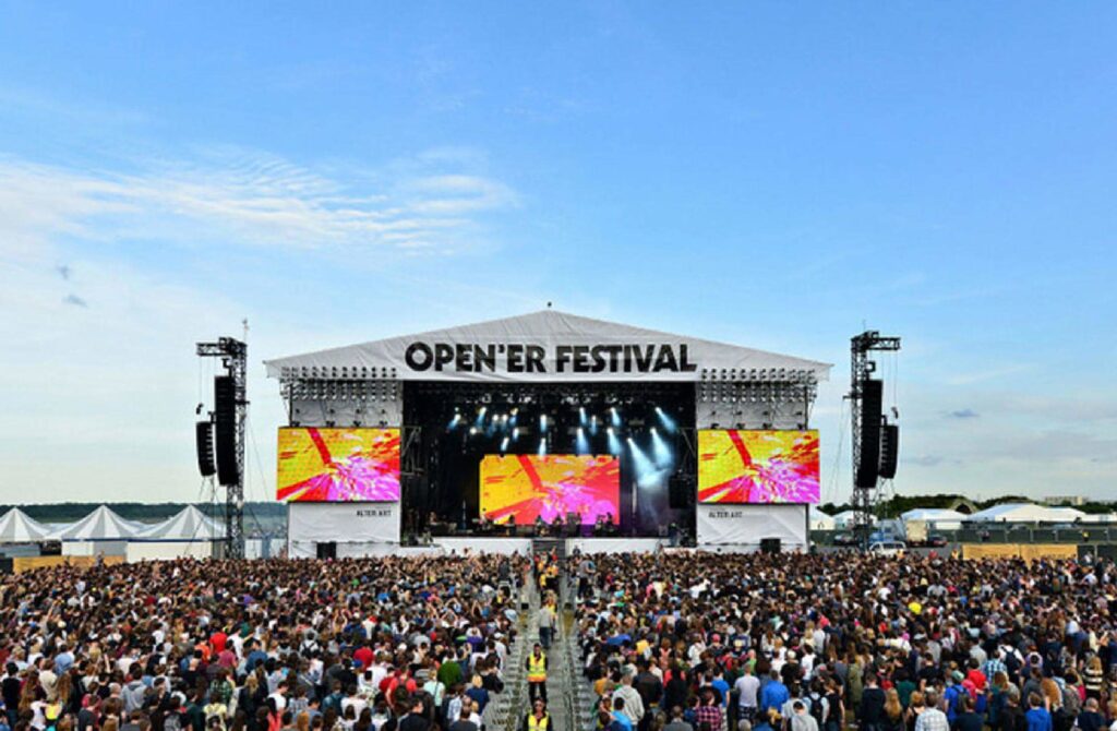 Музыкальный фестиваль Open`er festival в Польше