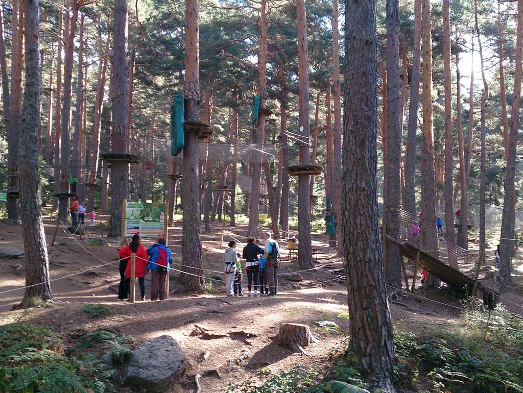 Веревочный парк в Серседилья