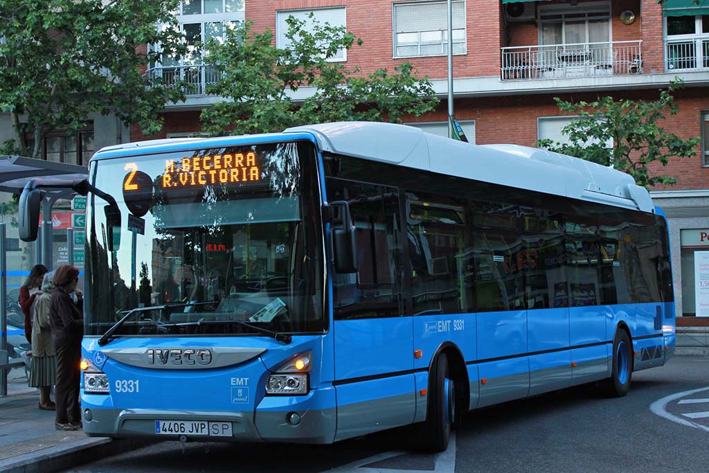 Автобусы в Мадриде