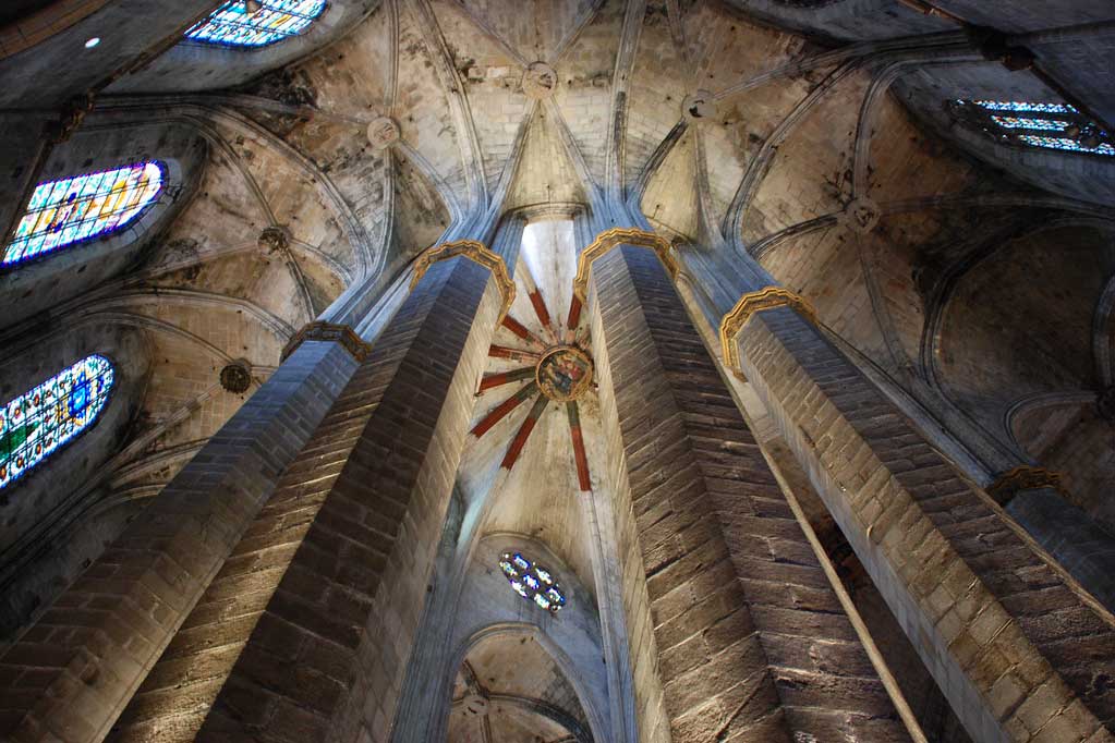Церковь Санта Мария дель Мар, Барселона / Santa Maria del Mar Архетиктура, церковь Санта Мария дель Мар